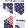 COOFANDY Men’s Swim Trunks Quick Dry Board Shorts Swimsuit Swimwear Bathing Suit(P American Flag-3)