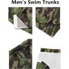 COOFANDY Men’s Swim Trunks Quick Dry Board Shorts Swimsuit Swimwear Bathing Suit(P Camo)