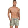 COOFANDY Men’s Swim Trunks Quick Dry Board Shorts Swimsuit Swimwear Bathing Suit(P Green Plam Leaf)