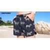 COOFANDY Men’s Swim Trunks Quick Dry Board Shorts Swimsuit Swimwear Bathing Suit(P Zebra)