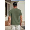 COOFANDY Men’s T Shirts Short Sleeve Classic V Neck T-Shirt Casual Summer Basic Tee Shirt(Army Green)
