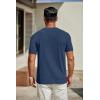 COOFANDY Men’s T Shirts Short Sleeve Classic V Neck T-Shirt Casual Summer Basic Tee Shirt(Navy Blue)
