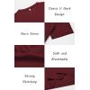 COOFANDY Men’s T Shirts Short Sleeve Classic V Neck T-Shirt Casual Summer Basic Tee Shirt(Wine Red)