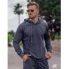 COOFANDY Men’s Tracksuit 2 Piece Hoodie Sweatsuit Sets Casual Jogging Athletic Suits(01_dark Gray)