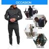 COOFANDY Men’s Tracksuit 2 Piece Hoodie Sweatsuit Sets Casual Jogging Athletic Suits(01_dark Gray)