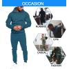 COOFANDY Men’s Tracksuit 2 Piece Hoodie Sweatsuit Sets Casual Jogging Athletic Suits(Dark Blue)