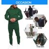 COOFANDY Men’s Tracksuit 2 Piece Hoodie Sweatsuit Sets Casual Jogging Athletic Suits(Dark Green)