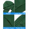 COOFANDY Men’s Tracksuit 2 Piece Hoodie Sweatsuit Sets Casual Jogging Athletic Suits(Dark Green)