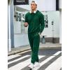 COOFANDY Men’s Tracksuit 2 Piece Hoodie Sweatsuit Sets Casual Jogging Athletic Suits(Lake Green)