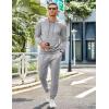 COOFANDY Men’s Tracksuit 2 Piece Hoodie Sweatsuit Sets Casual Jogging Athletic Suits(Light Grey)