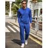 COOFANDY Men’s Tracksuit 2 Piece Hoodie Sweatsuit Sets Casual Jogging Athletic Suits(Royal Blue)