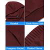 COOFANDY Men’s Tracksuit 2 Piece Hoodie Sweatsuit Sets Casual Jogging Athletic Suits(Wine Red)