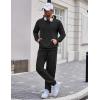COOFANDY Men’s Tracksuit 2 Piece Set Hoodie Sweatsuits Athletic Jogging Suits Casual Sports Outfits(01-black)