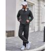 COOFANDY Men’s Tracksuit 2 Piece Set Hoodie Sweatsuits Athletic Jogging Suits Casual Sports Outfits(Dark Grey)