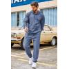 COOFANDY Men’s Tracksuit 2 Piece Set Hoodie Sweatsuits Athletic Jogging Suits Casual Sports Outfits(Denim Blue)