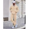 COOFANDY Men’s Tracksuit 2 Piece Set Hoodie Sweatsuits Athletic Jogging Suits Casual Sports Outfits(Khaki)