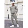 COOFANDY Men’s Tracksuit 2 Piece Set Hoodie Sweatsuits Athletic Jogging Suits Casual Sports Outfits(Light Grey)