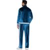 COOFANDY Mens Tracksuit 2 Piece Set Velour Sweatsuit Jogging Suits Full Zip Jacket Pants Outfits(Royal Blue)