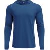 COOFANDY Mens UPF 50+ Hoodie Shirts Long Sleeve Rash Guard Sun Protection Fishing Shirts Lightweight Quick Dry Hoodies(Ocean Blue)