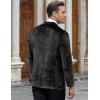 COOFANDY Men’s Velvet Blazer Notched Lapel Velour Suit Jacket One Button Tuxedo Jackets for Wedding Prom Party Dinner(Black Paisley)