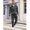 COOFANDY Sweatsuits for Men 2 Piece tracksuit Sets Full Zip Hoodie Sweatpants for Men Casual Sports Jogging Suits S-4XL(Black Camo)