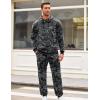 COOFANDY Sweatsuits for Men 2 Piece tracksuit Sets Full Zip Hoodie Sweatpants for Men Casual Sports Jogging Suits S-4XL(Black Camo)