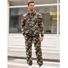 COOFANDY Sweatsuits for Men 2 Piece tracksuit Sets Full Zip Hoodie Sweatpants for Men Casual Sports Jogging Suits S-4XL(Bright Camo)
