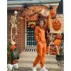 COOFANDY Sweatsuits for Men 2 Piece tracksuit Sets Full Zip Hoodie Sweatpants for Men Casual Sports Jogging Suits S-4XL(Safety Orange)