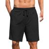 COOFANDY Men’s 2 Pack 9 inch Gym Workout Shorts Lightweight Casual Active Running Shorts with Pockets(Black(1 Pack of 1))
