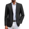 COOFANDY Men’s Casual Blazer Lightweight Suit Jacket Slim Fit Sport Coats for Men(Black)