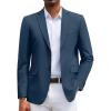 COOFANDY Men’s Casual Blazer Lightweight Suit Jacket Slim Fit Sport Coats for Men(Dark Blue)