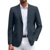 COOFANDY Men’s Casual Blazer Lightweight Suit Jacket Slim Fit Sport Coats for Men(Navy Blue)