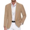 COOFANDY Men’s Casual Blazer One Button Sport Coat Slim Fit Lightweight Suit Blazer Jacket(Khaki)