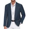COOFANDY Men’s Casual Blazer One Button Sport Coat Slim Fit Lightweight Suit Blazer Jacket(Navy Blue)
