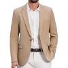 COOFANDY Men’s Casual Blazer Slim Fit Lightweight Sport Coats One Button Suit Jacket Dress Blazer Jackets(Khkai)