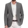 COOFANDY Men’s Casual Blazer Slim Fit Lightweight Sport Coats One Button Suit Jacket Dress Blazer Jackets(Medium Gray)