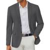 COOFANDY Men’s Casual Blazer Slim Fit Two Button Lightweight Sport Coats Business Suit Jacket(Drak Grey)