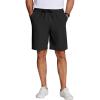 COOFANDY Men’s Casual Drawstring Shorts Lightweight Elastic Waist Walking Shorts with Pockets(Black)