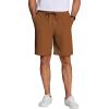 COOFANDY Men’s Casual Drawstring Shorts Lightweight Elastic Waist Walking Shorts with Pockets(Brown)
