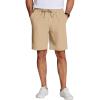 COOFANDY Men’s Casual Drawstring Shorts Lightweight Elastic Waist Walking Shorts with Pockets(Light Khaki)