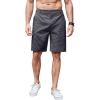 COOFANDY Men’s Casual Shorts Linen Flat Front Shorts Elastic Waist Summer Beach Shorts(Polka Dot)