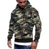 COOFANDY Mens Hoodie Long Sleeve Casual Pullover Hooded Sweatshirt Fashion Drawstring Hoodies with Pocket(Green Camo)