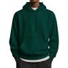 COOFANDY Mens Hoodies Pullover Long Sleeve Casual Fashion Sweatshirts Drawstring Gym Hooded Shirt with Kanga Pocket(Green)