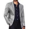 COOFANDY Mens Metallic Jacket Regular Fit Blazer Casual 70s Disco Party Sport Coat(04_silver)