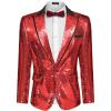 Red-lapel Sequins