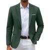 COOFANDY Men’s Slim Fit Casual Blazers Lightweight Sport Coats One Button Suit Jackets(Light Green)