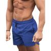 COOFANDY Men’s Swim Trunks Quick Dry Board Shorts Swimsuit Swimwear Bathing Suit(L Snorkel Blue)