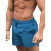 COOFANDY Men’s Swim Trunks Quick Dry Board Shorts Swimsuit Swimwear Bathing Suit(Lake Blue)