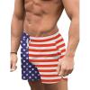 COOFANDY Men’s Swim Trunks Quick Dry Board Shorts Swimsuit Swimwear Bathing Suit(P American Flag-3)