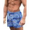 COOFANDY Men’s Swim Trunks Quick Dry Board Shorts Swimsuit Swimwear Bathing Suit(P Blue Cashews)